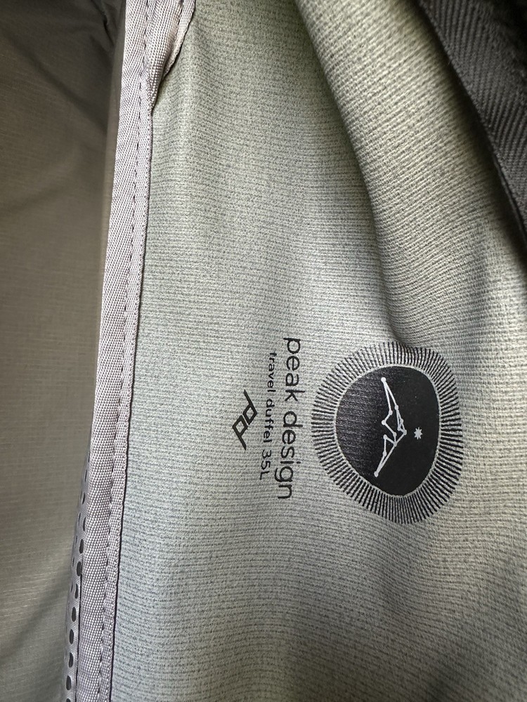 Peak Design TRAVEL DUFFEL Weekender Bag 35l