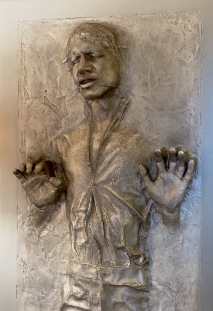 Life Size Han Solo in Carbonite Front Panel Only