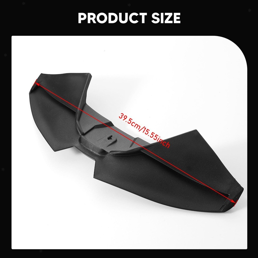 Motorcycle Front Spoiler Kit Front Mount DIY Modified Aerodynamic Wing Cover