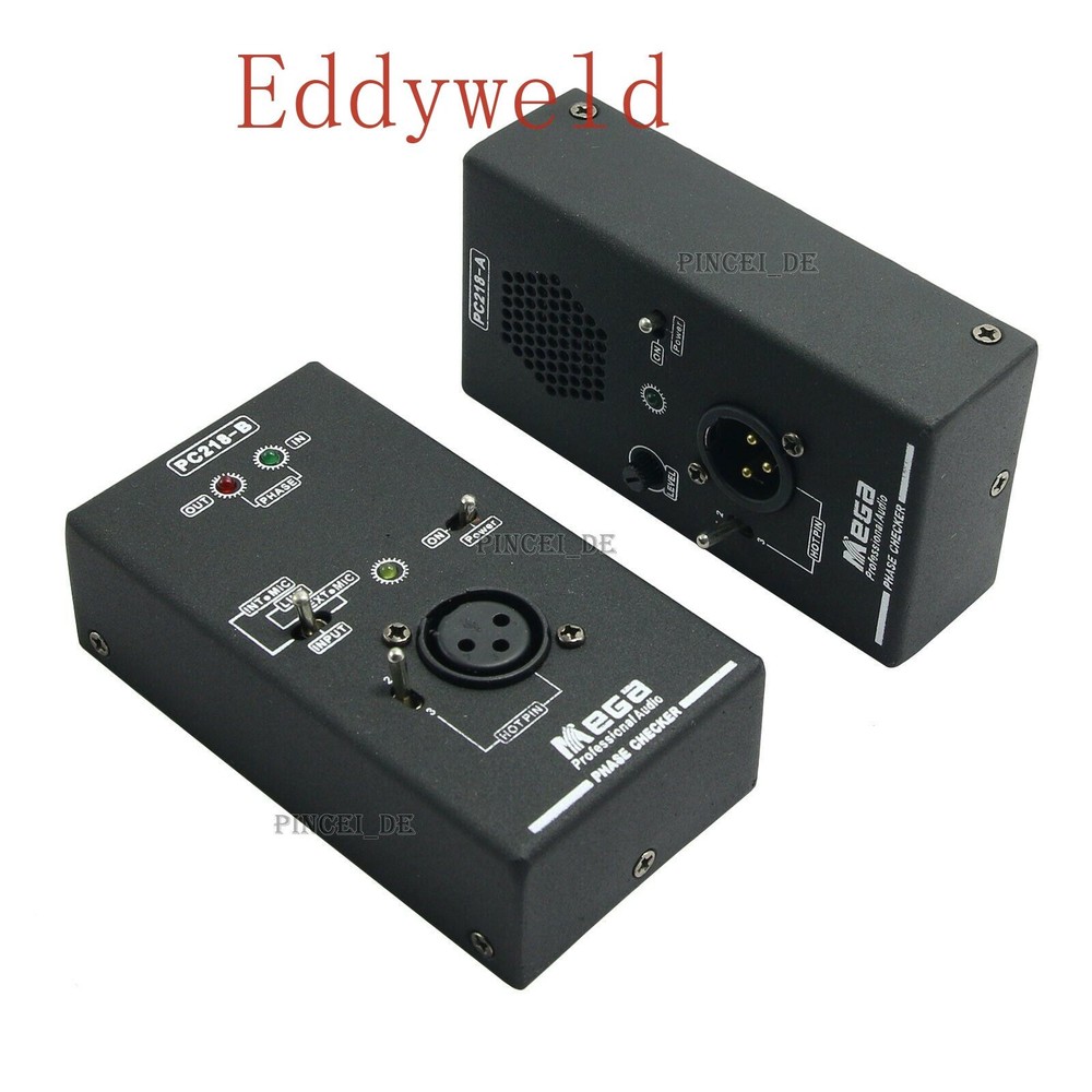 PC218 Phase Polarity Tester Checker Detector Audio Speaker Microphone Testing