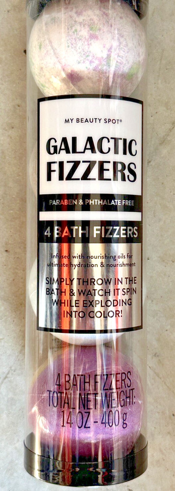 Galactic Scented Bath Fizzers, 4 Pieces