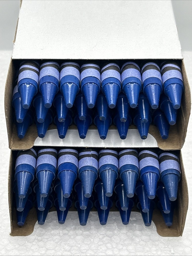 (48) Crayola Crayons (cornflower) BULK