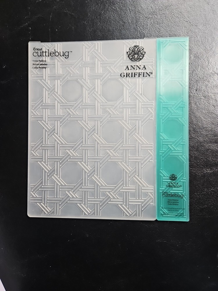 Anna Griffin/ Cuttlebug Cane Paisley Embossing Folder *NEW*