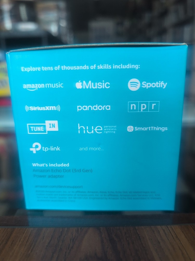 Amazon Echo Dot (3rd Generation) Smart Speaker with Alexa - Charcoal