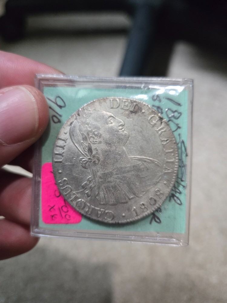1803 Pillar Spanish Silver Reales Dollar