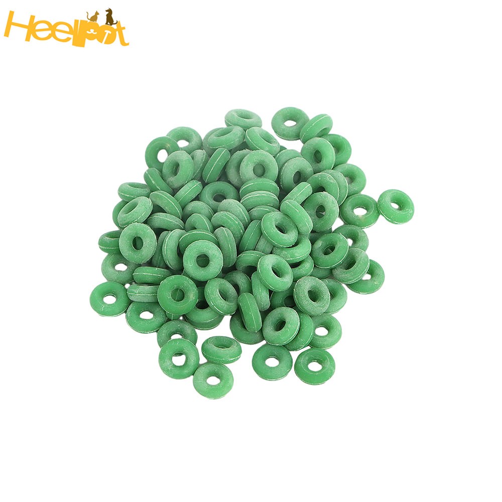 Sheep Bander Docking Elastrator Castration Applicator ＋100 Pack Marking Ring