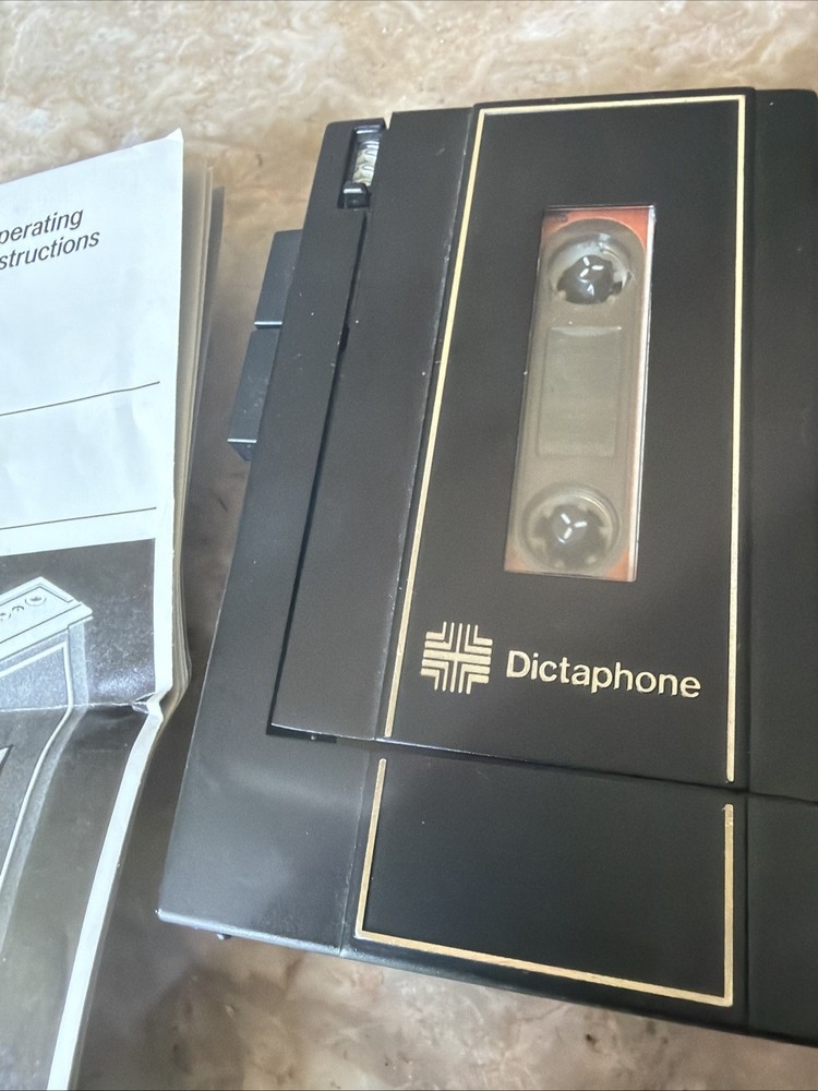 Dictaphone 2250 Travel Master Cassette Recorder Player Handheld 👍& Guide Tested