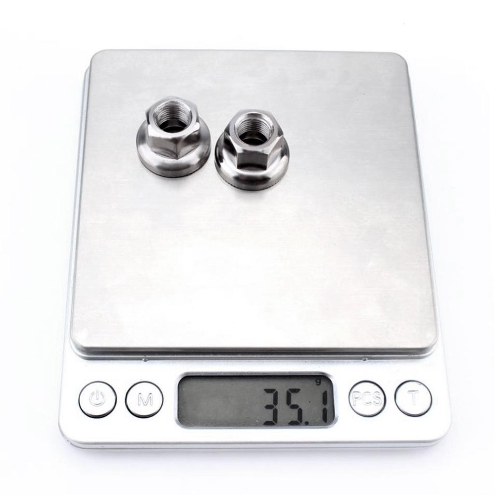 2 Pieces Axle Nuts - Flange Nut Screw - Lightweight &