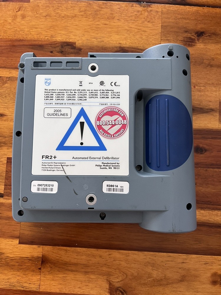 Philips FR2+ Heartstart Automatic External Defibrillator AED FR2+
