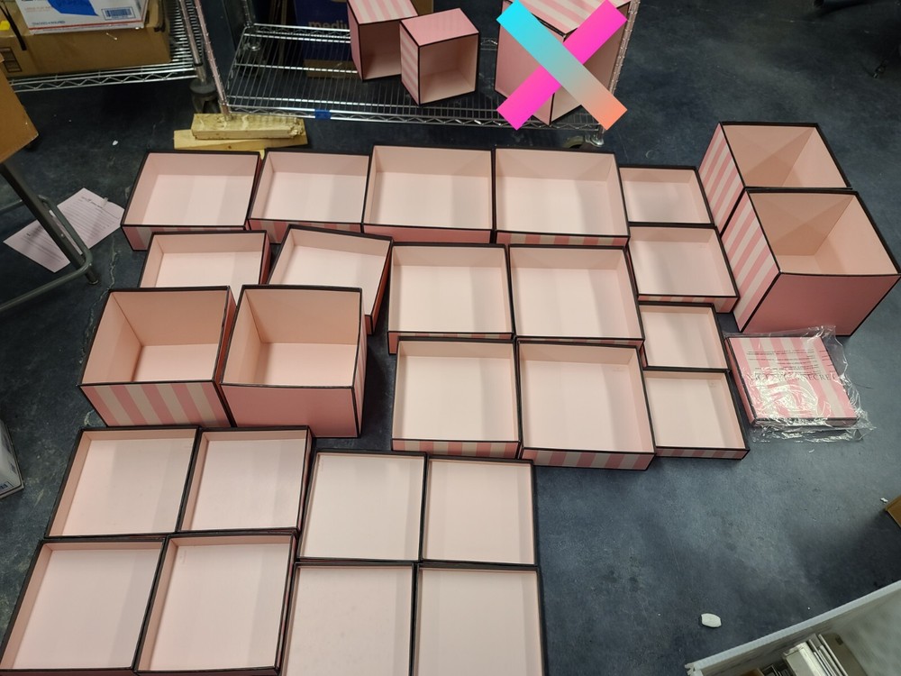 VICTORIA'S SECRET BOXES DISPLAY PROPS BOXES 15 In Total