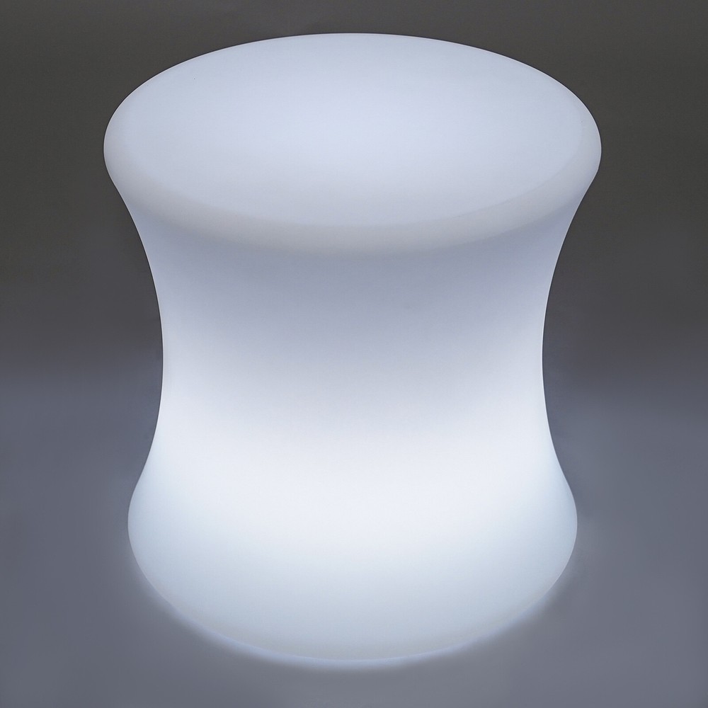 LED Light Cube Stools Chair 16 Colors Changing Rechargeable w/Remote Control