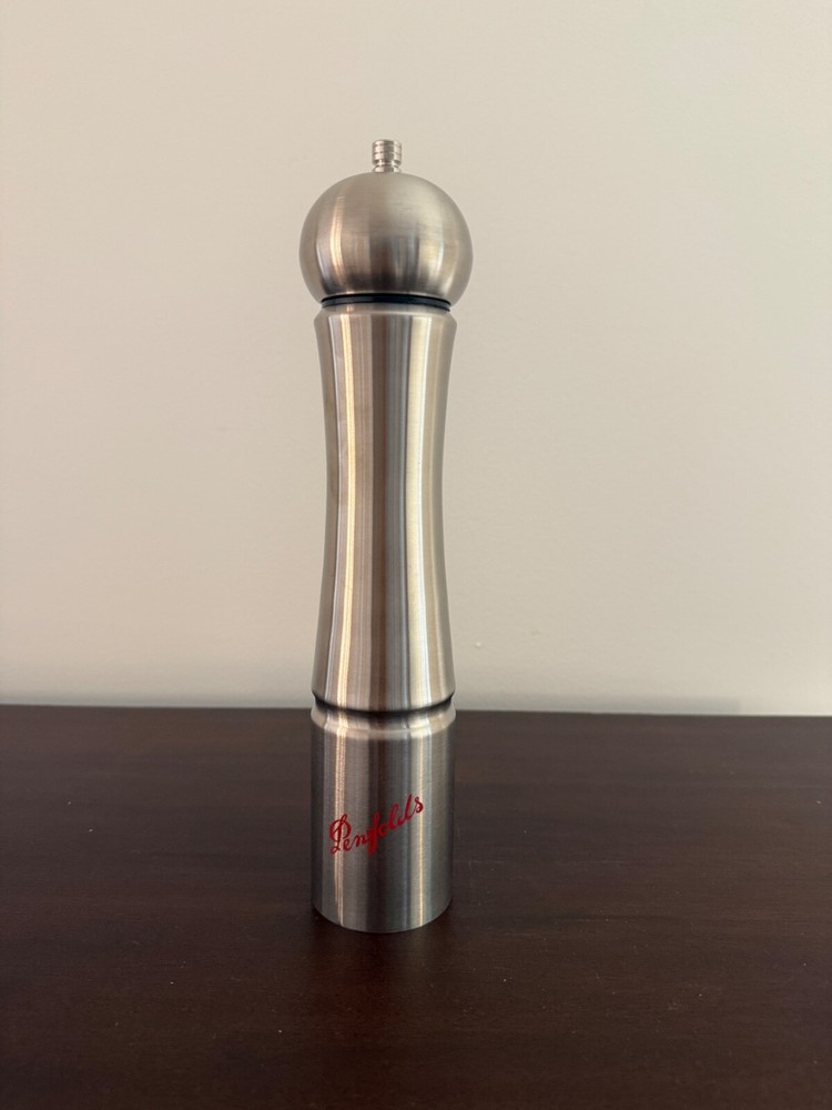 Pepper Mill Grinder 12" Silver Color Metal Adjustable - New!