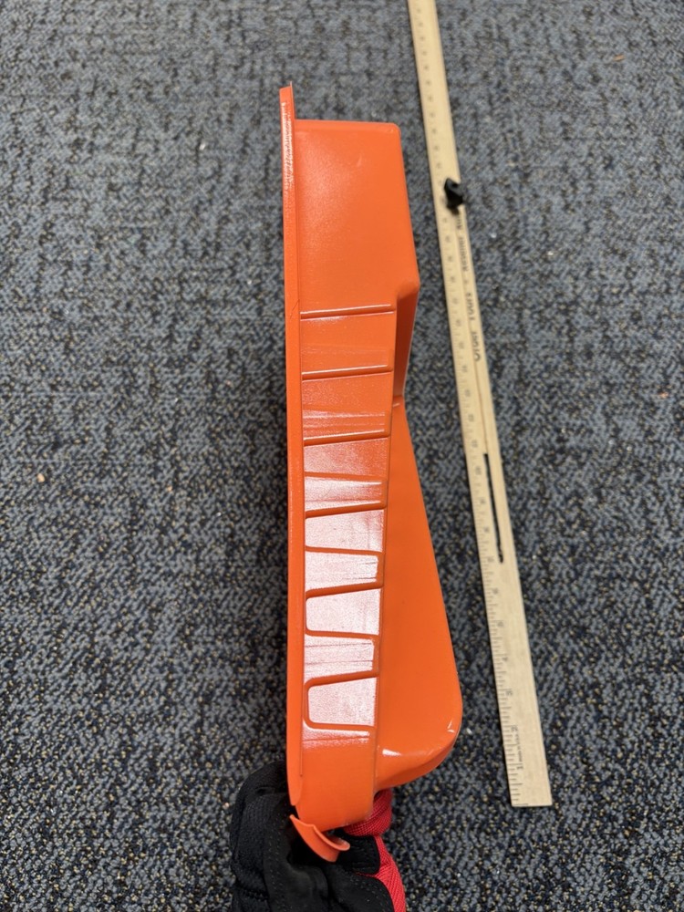 Orange Rectangular Paint Tray