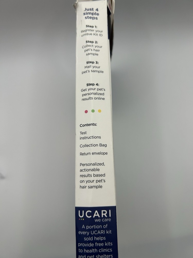 Ucari Elite Comprehensive At Home Intolerance Testing Kit For Pets Unused