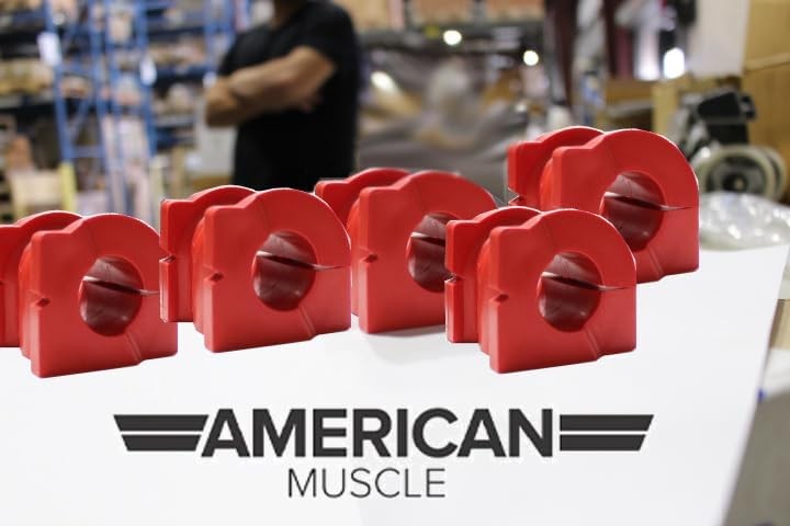 4PC Front CODE RED Sway Bar CODE RED Stabilizer Bar Bracket/Bushing Clamp Kit