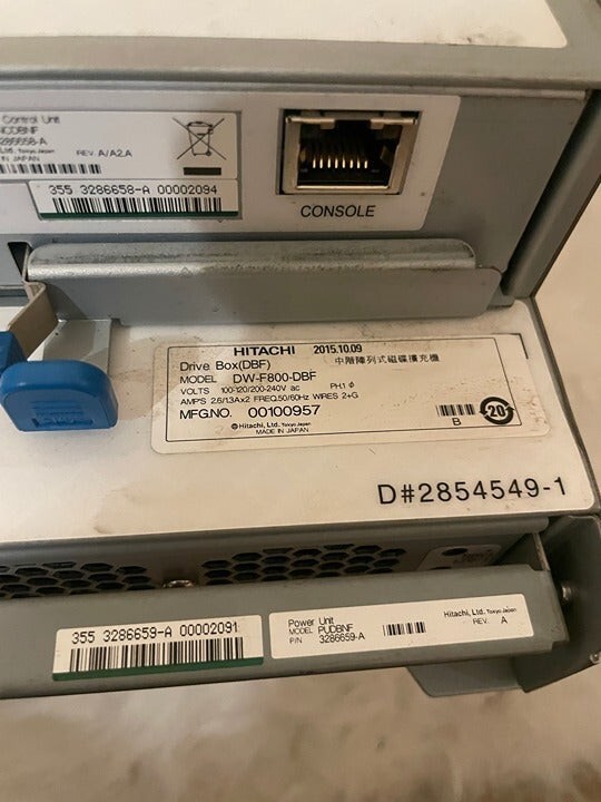 Hitachi DW-F800-DBF Virtual Storage Modular All-Flash Storage Array Drive Box