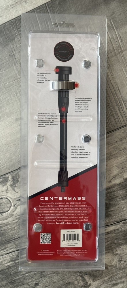 Bowtech CenterMass 8” Stabilizer (Sandstone)