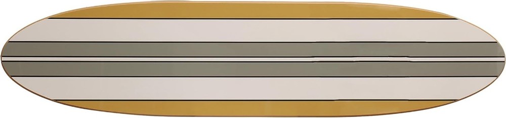 Reclaimed Wood Surfboard Wall Decor, Multicolor