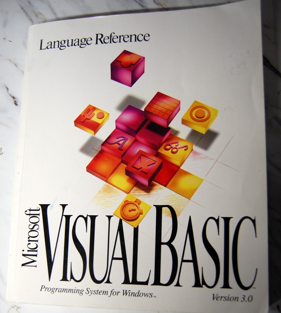 Microsoft Visual Basic Set of 2 Manuals