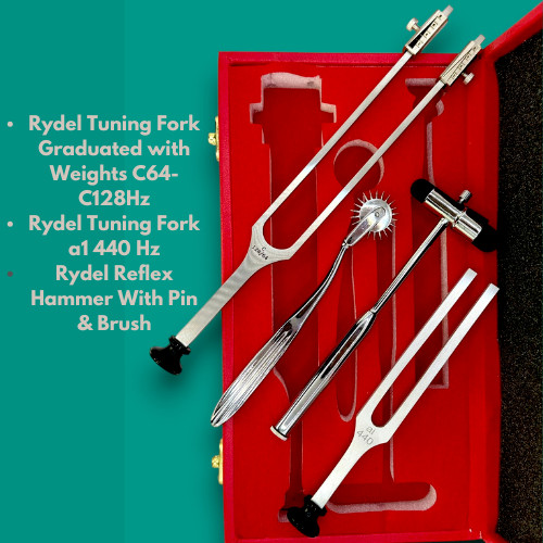 Rydel Seiffer Tuning Fork Set – Neurological & Diabetic Vibration Testing Tool
