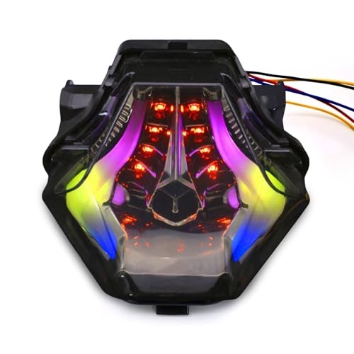 RHEABIST Motorcycle Led Tail Light: Motorcycle Brake Light Integrated Running