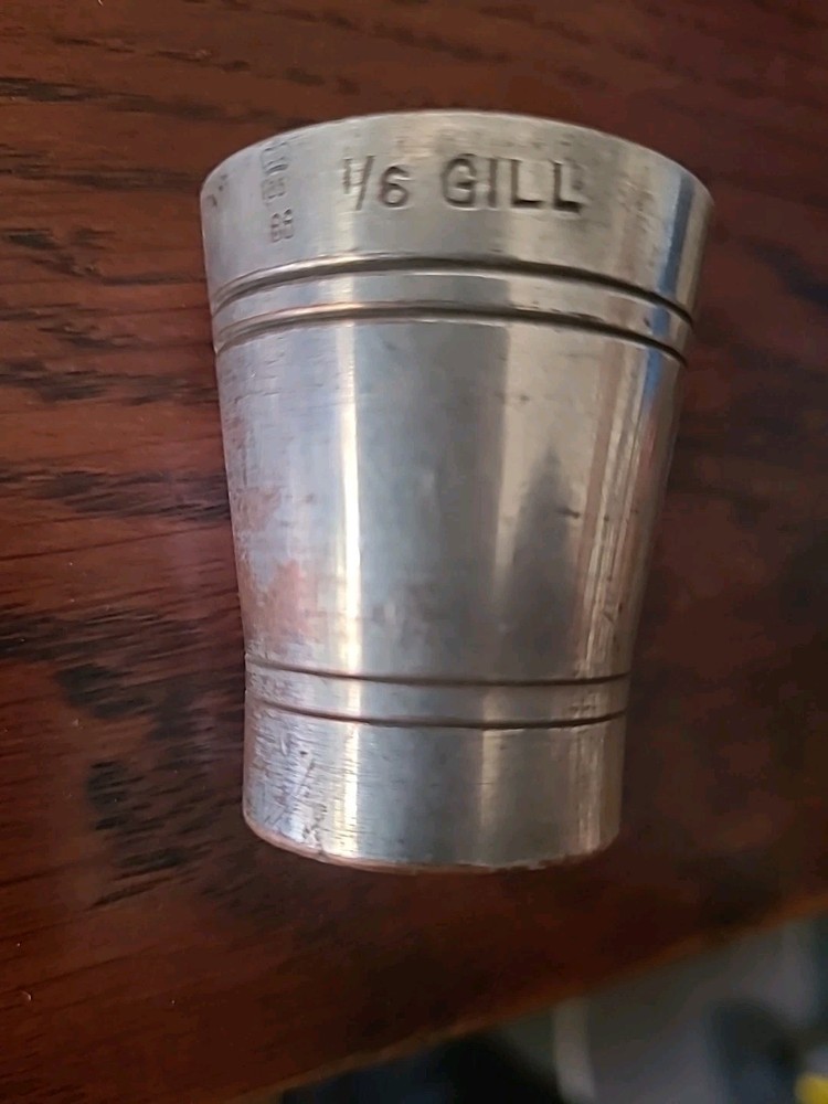 Vintage Bonzer 1/6 Gill Measure