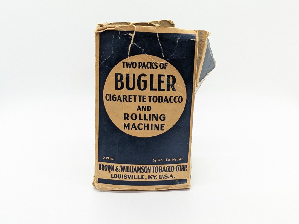 VTG Bugler Thrift Kit Cigarette Tabacoo Rolling Machine Box Papers