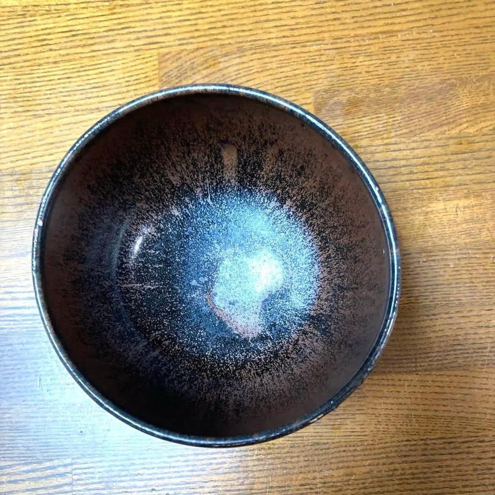 Tea Utensils Black made of ceramic