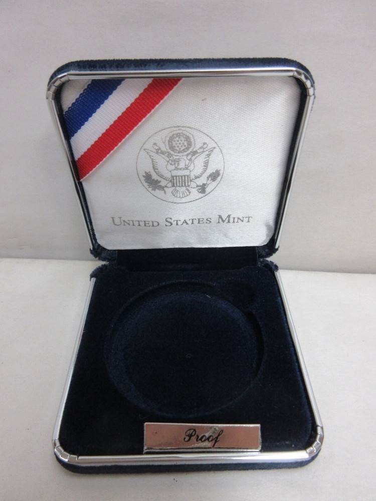 EMPTY BOX & COA for 2005 Chief Justice Marshall US Mint Proof Silver Dollar