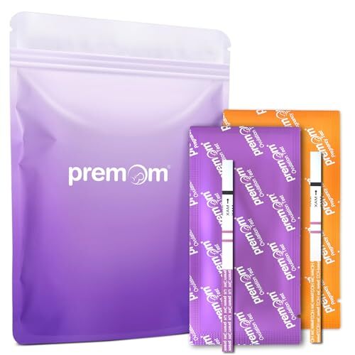 Premom Quantitative Ovulation Predictor Kit:40 Ovulation Tests + 10 Pregnancy Te