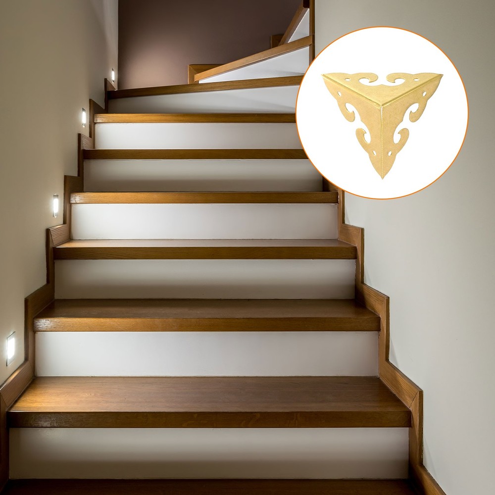 4 Pcs 35mm Decorative Box Corner Cover, Corner Protector, Gold