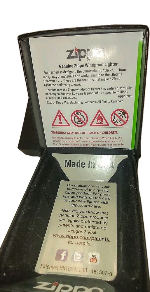 New Zippo Area 51 Security Pass Lighter