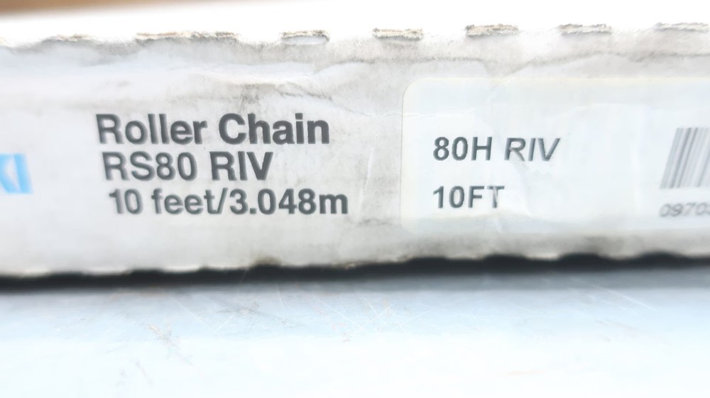 Tsubaki RS80 RIV Single Roller Chain 10ft