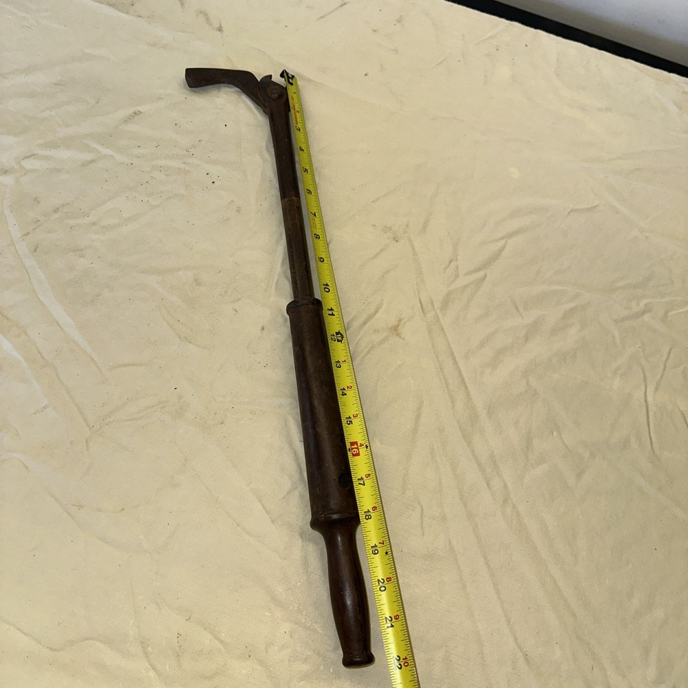 Antique Cast Iron Slide Hammer Nail Puller ~ Unbranded