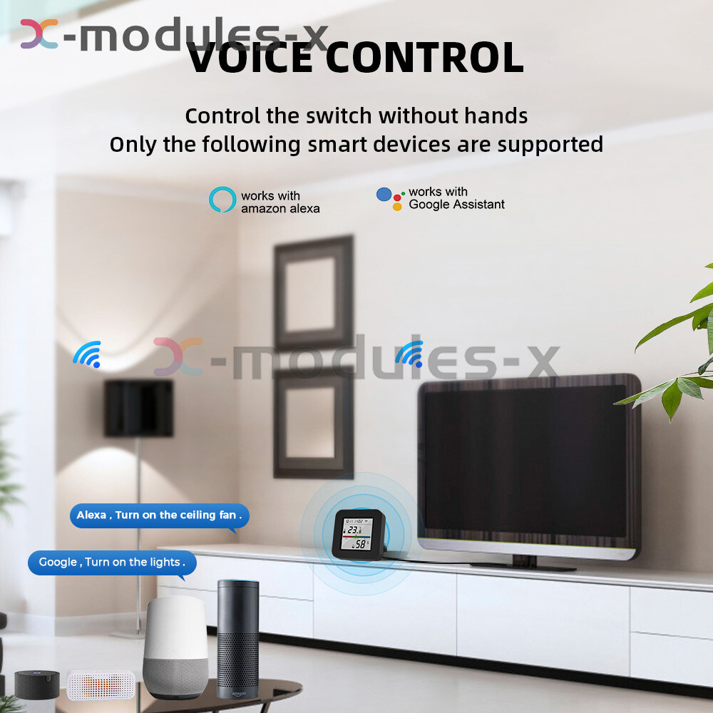 Tuya Smart WIFI Bluetooth Thermo-Hygrometer with IR Remote Controller Function