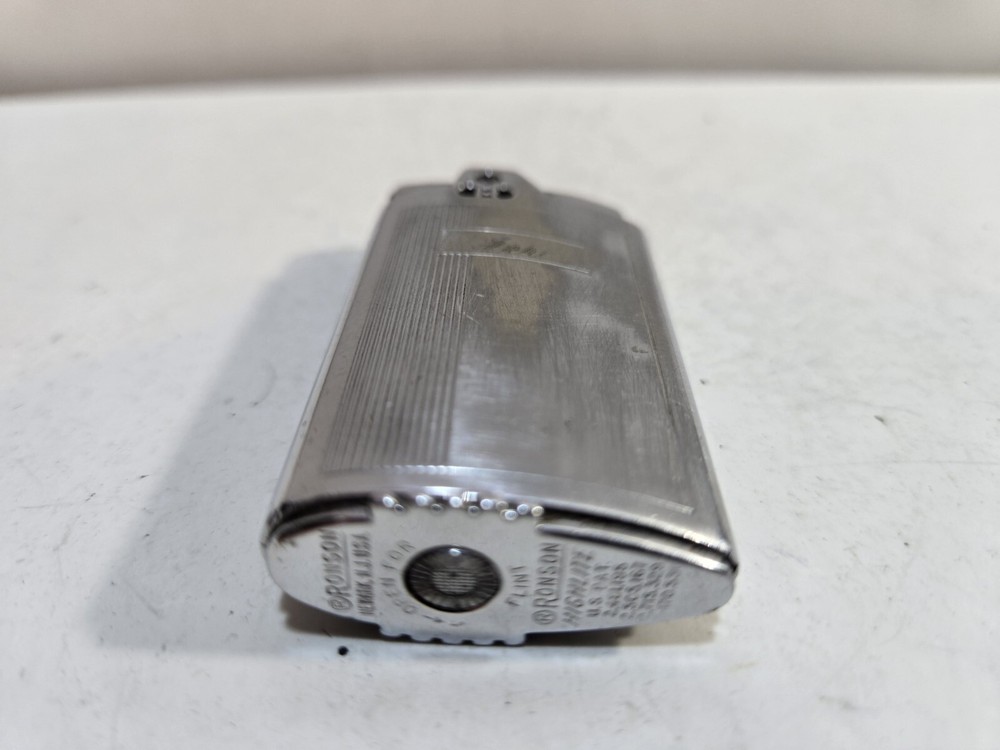 Working RONSON HIGHLITE Silver LIGHTER Vintage 7176/26