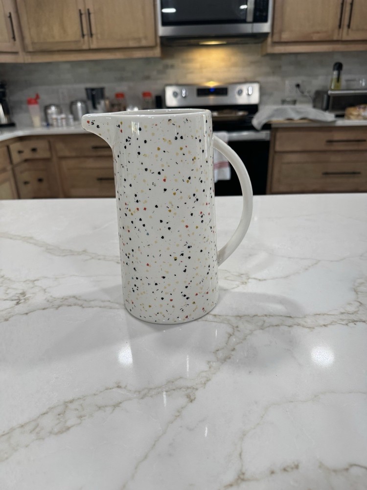 Newclassic Enterprise Terrazzo  Confetti Sparkle Decorative Earthenware Pitcher