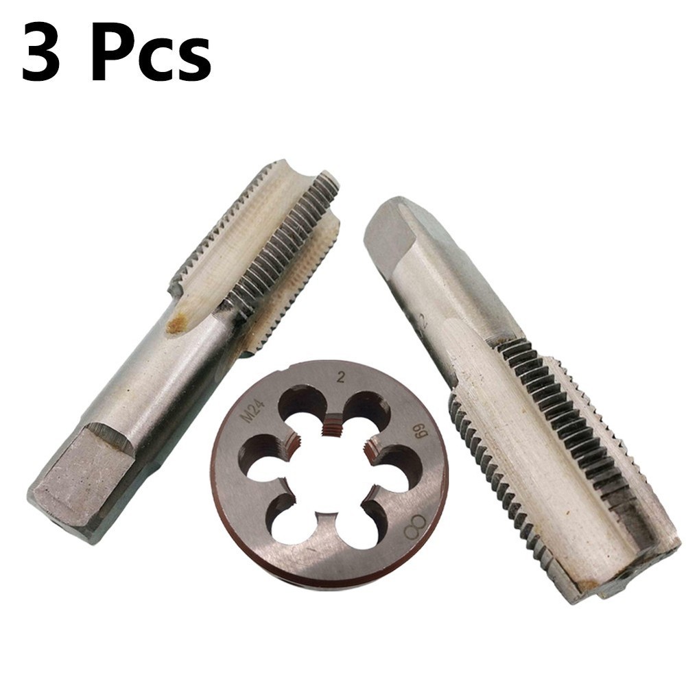 Threading Tools Set HSS for M24 x 2mm Metric Thread Right Hand Taper Tap