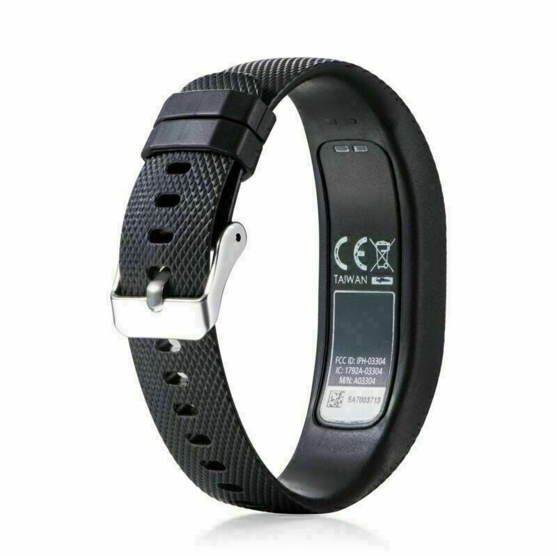 Soft Silicone Watch Band Strap Holder for Garmin VivoFit 4 Activity Tracker