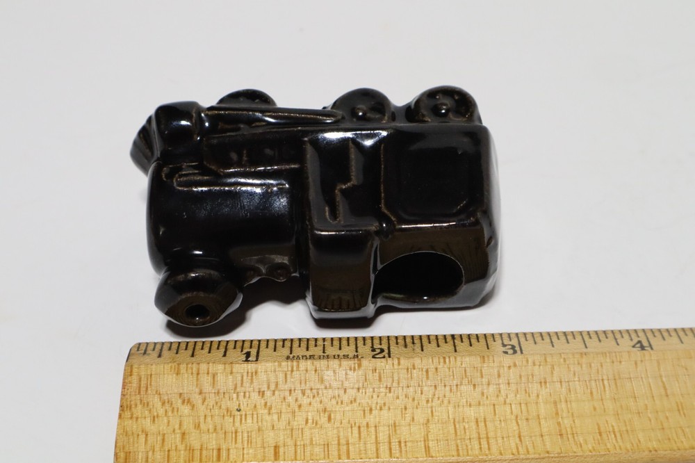 Black Train Engine Toothpick Holder