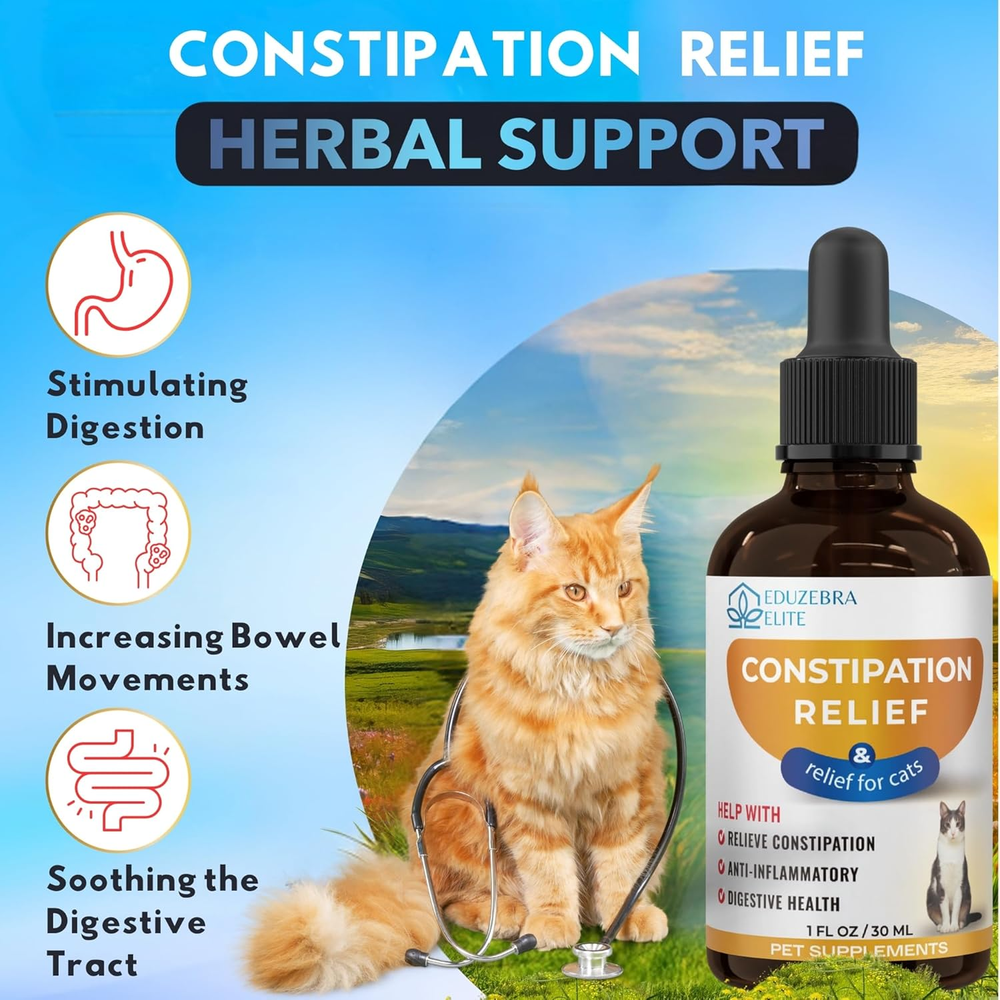 Cat Constipation Relief, Constipation Relief for Cat, Cat Laxative Constipation