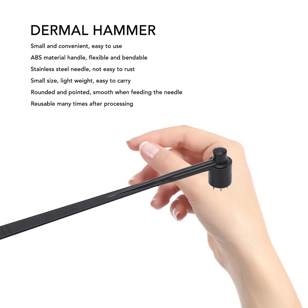 5PCS Plum Blossom Dermal Hammer Single End ABS Handle For Industry