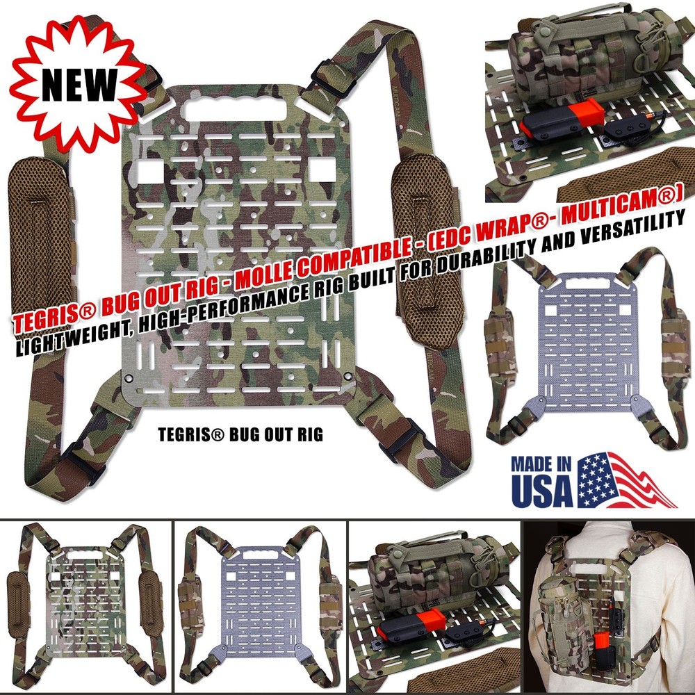 Tegris® Bug Out Rig - MOLLE Compatible - (EDC Wrap®- MULTICAM®) - (12 Layer)