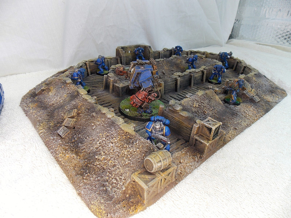 WARGAMING TERRAIN PAINTED ADVANCE ORDERS TRENCH SYSTEM