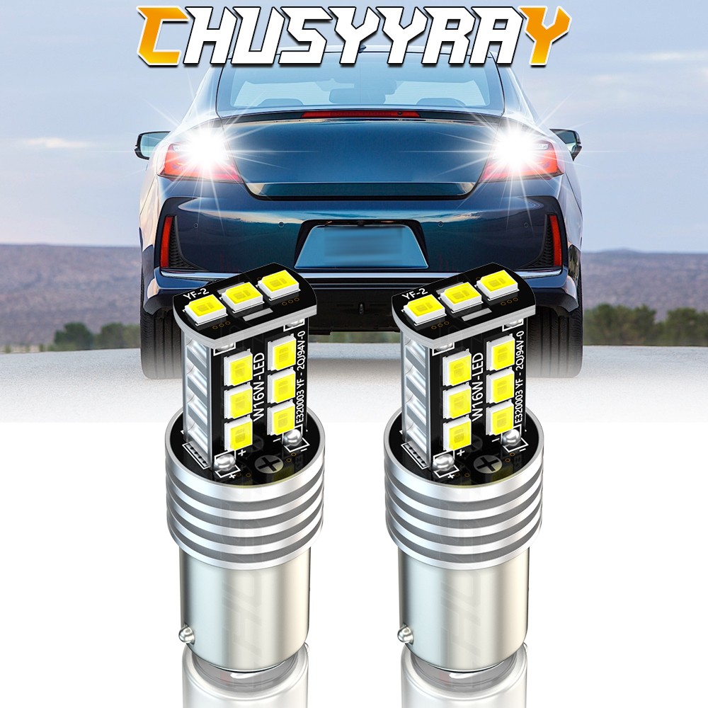 2Pcs 1157 LED Tail Brake Stop Reverse Parking Turn Signal Light Bulb Super White