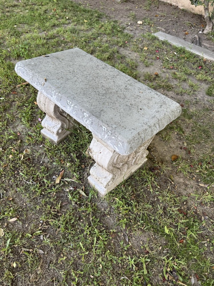 Garden Bench Italian Stone