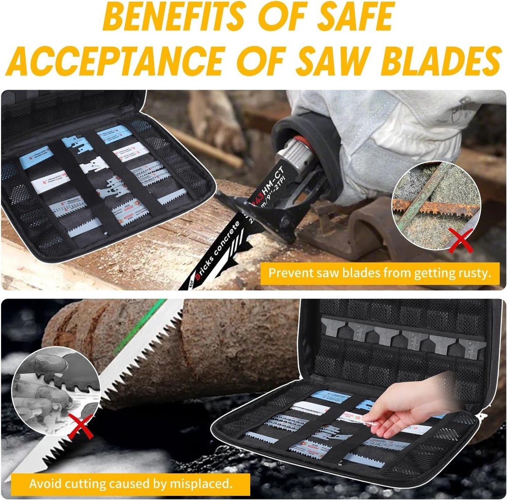 Waterproof and Portable Saw Blade Carrying Case - Ultimate Organization Solution