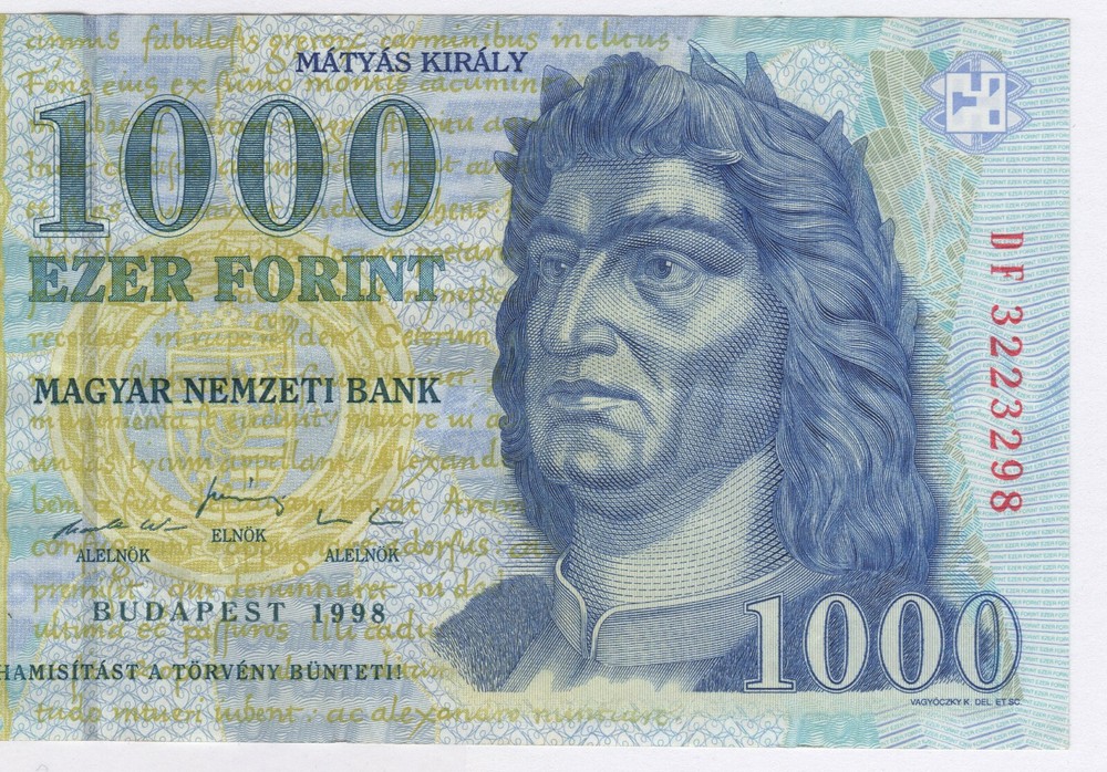 Hungary 1998 1000 Forint Note – World Banknote
