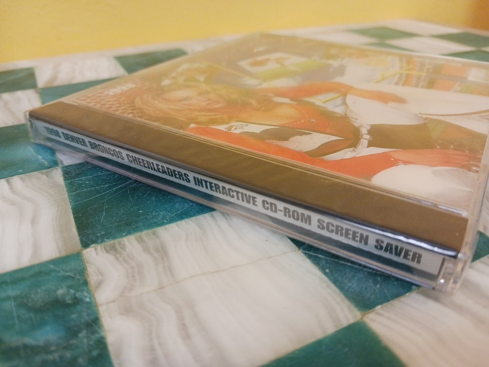 1998 Denver Broncos Cheerleaders Interactive CD-ROM Screen Saver