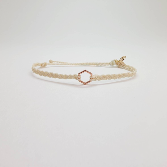 Hexagon, Bright Bracelet